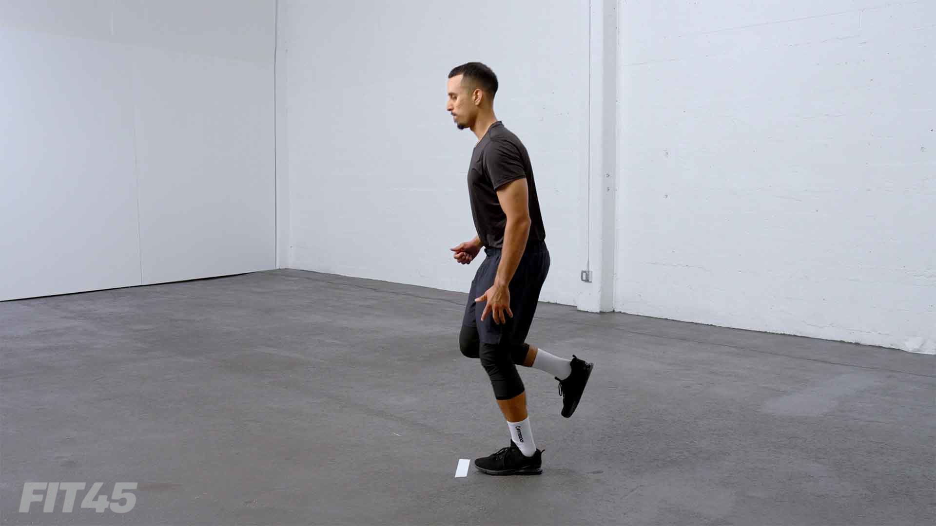 پرش خطی تک پا به جلو – نمایش فرم صحیح